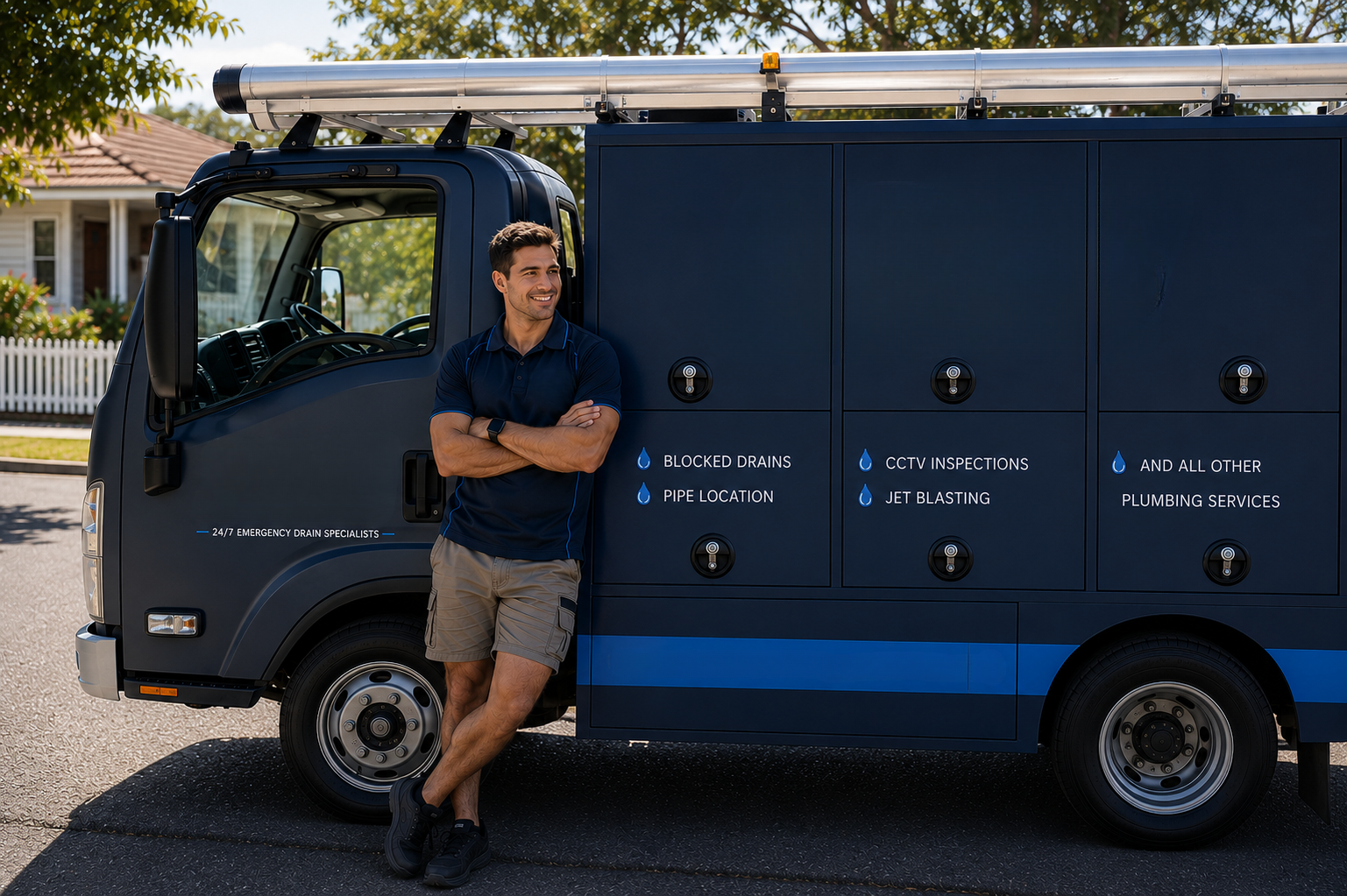 Plumber with North Ryde Blocked Drains van