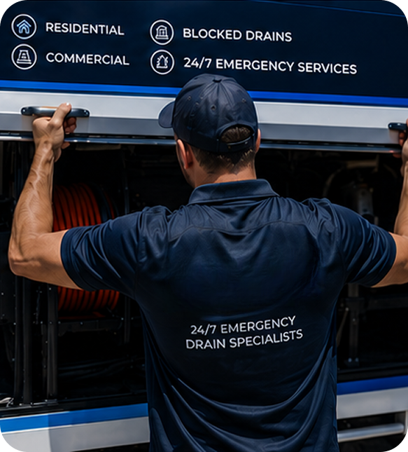 Licensed blocked drain plumber servicing a North Ryde home